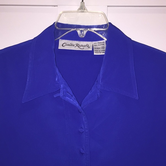 Women’s blue blouse. - Picture 3 of 6